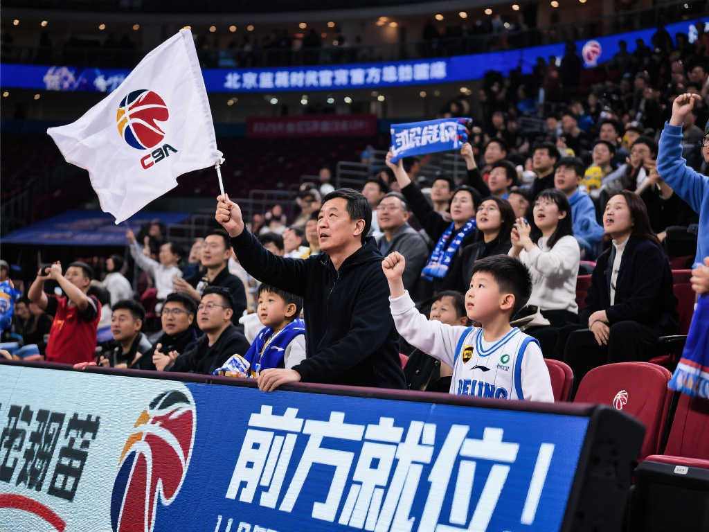 [流言板]北京男篮官方晒球迷现场助威图：前线已就绪